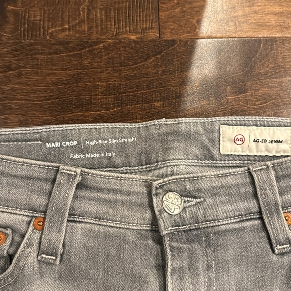 AG Chew Hem Ankle Straight Jeans (20 Year Hidden Treasure wash) - Picture 3 of 5